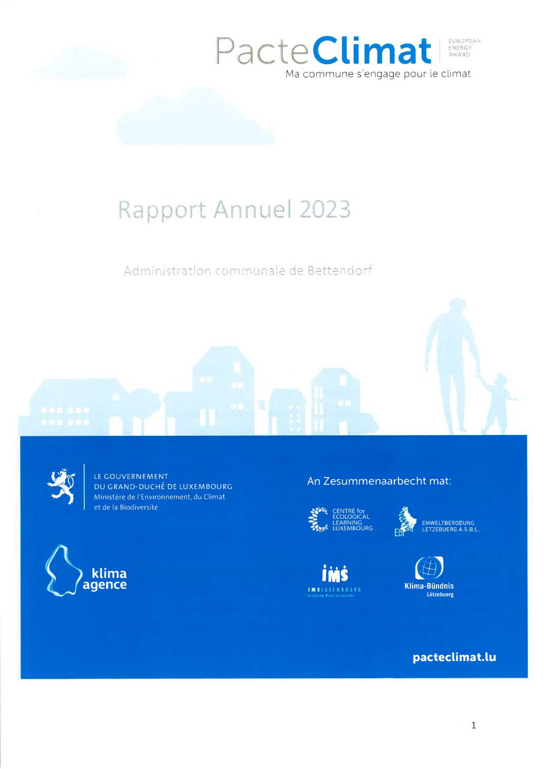 Pacte Climat – Rapport annuel 2.0