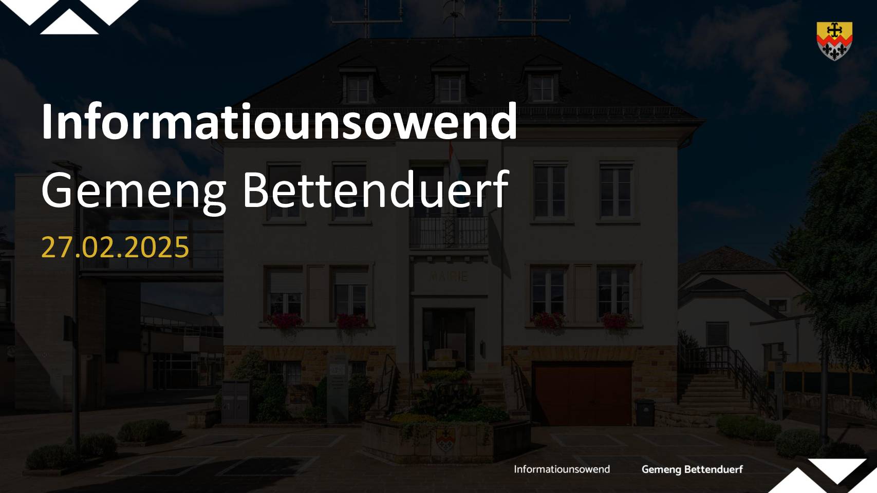Informatiounsowend – 27.02.2025