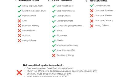 Gréngschnëtt / Déchets verts