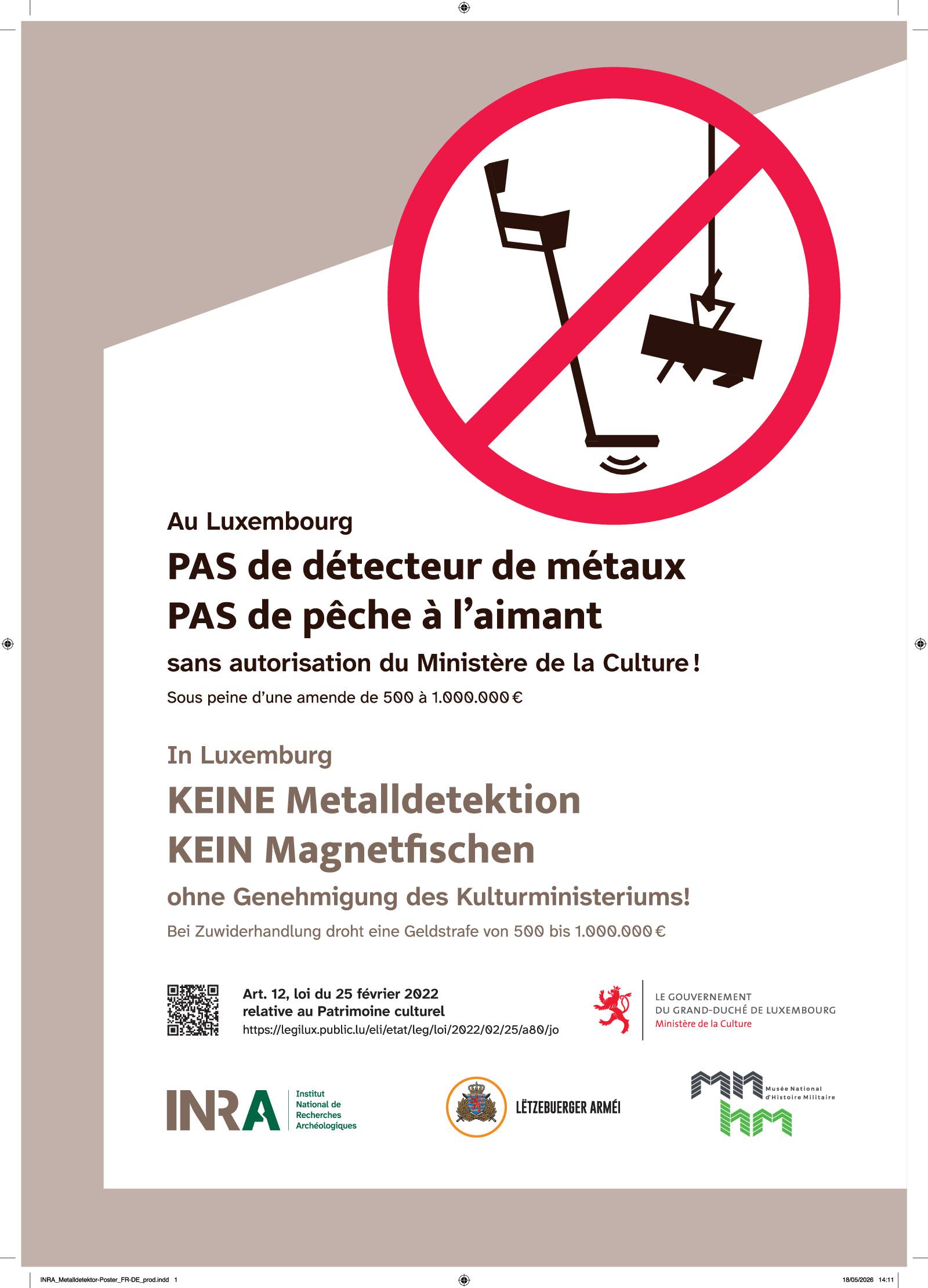 Détecteurs de métaux / pêche à l'aimant